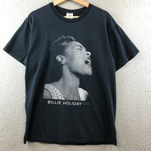 Vintage Billie Holiday T Shirt Fruit of the Loom Heavy Cotton Mens L